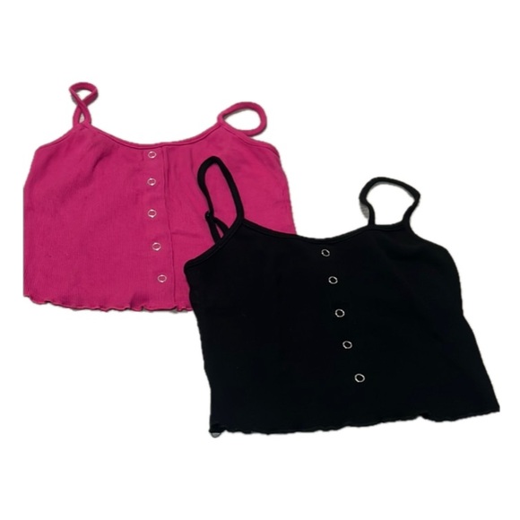 Tank Tops in Black and Pink - Picture 1 of 3